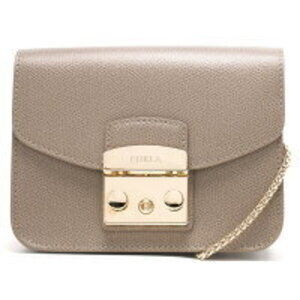 Furla Metropolis Shoulder Bag Sabbia Gray SBB